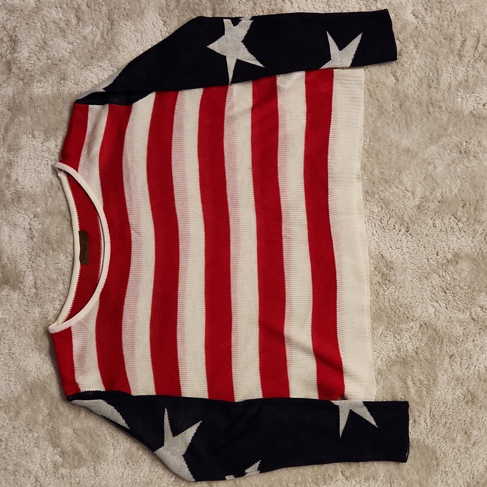 American Flag Sweater
